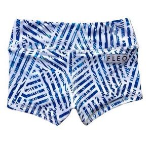 Fleo short Blue Geo Stripe